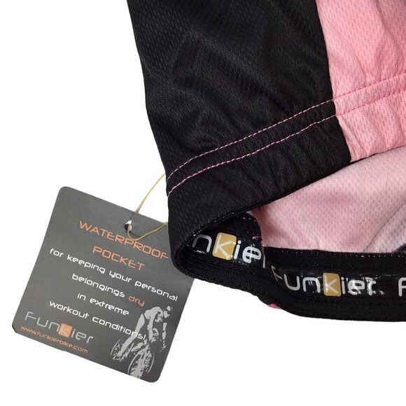 Funkier Cycling Jersey Top NWT Women's Size S UPF 50 1/2 Zip Short Sleeve J386 - Picture 9 of 10
